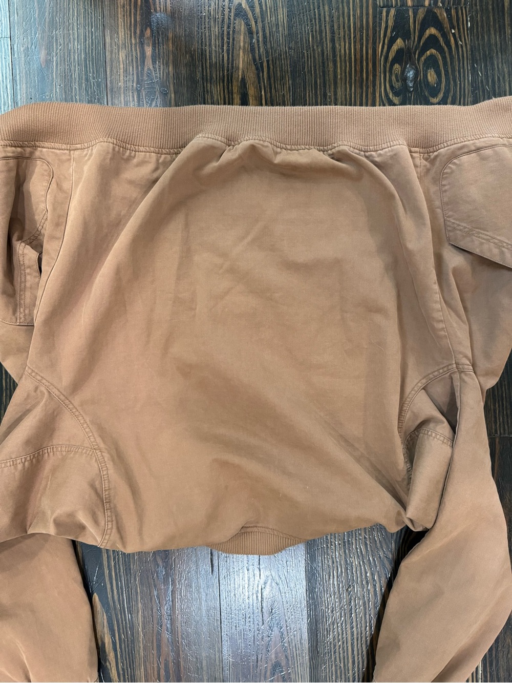 Goodfellow & Co Men’s Size Large Tan Canvas Bomber Jacket - Picture 4 of 4
